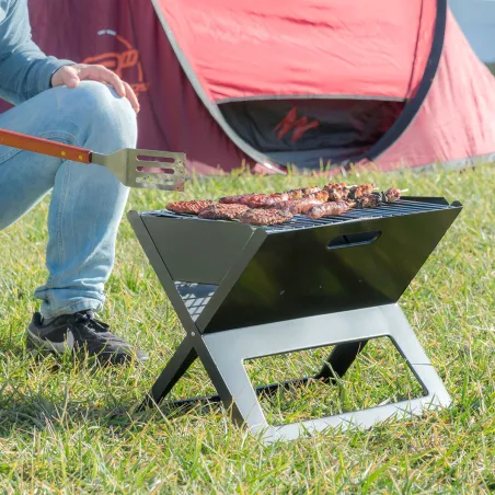 Kokkupandav kaasaskantav grill kasutamiseks koos söega FoldyQ InnovaGoods