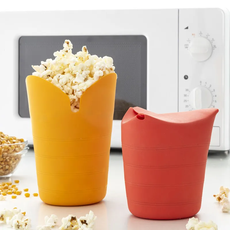 Складные силиконовые попкорницы Popbox InnovaGoods (2 штуки)