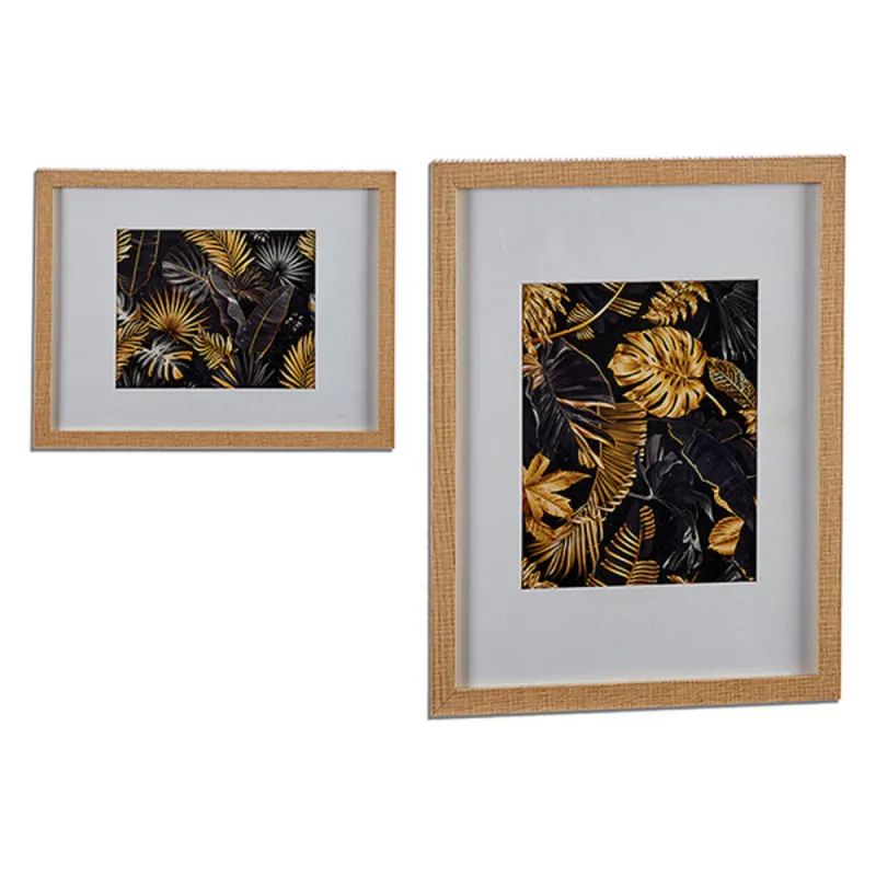 Glezna Gift Decor Balts Brūns Koks skaidu plātnes 33 x 3 x 43 cm 43 x 32,5 x 3 cm