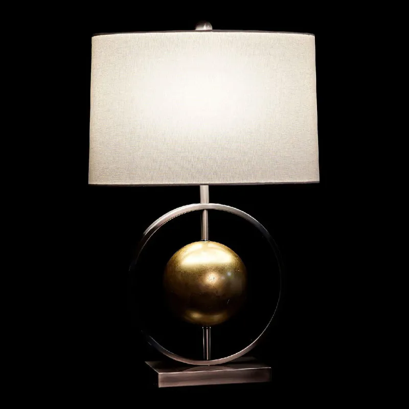Stalinė lempa DKD Home Decor 8424001806843 Balta Auksinis Sidabras Metalinis 60 W 220 V 40 x 22 x 64 cm