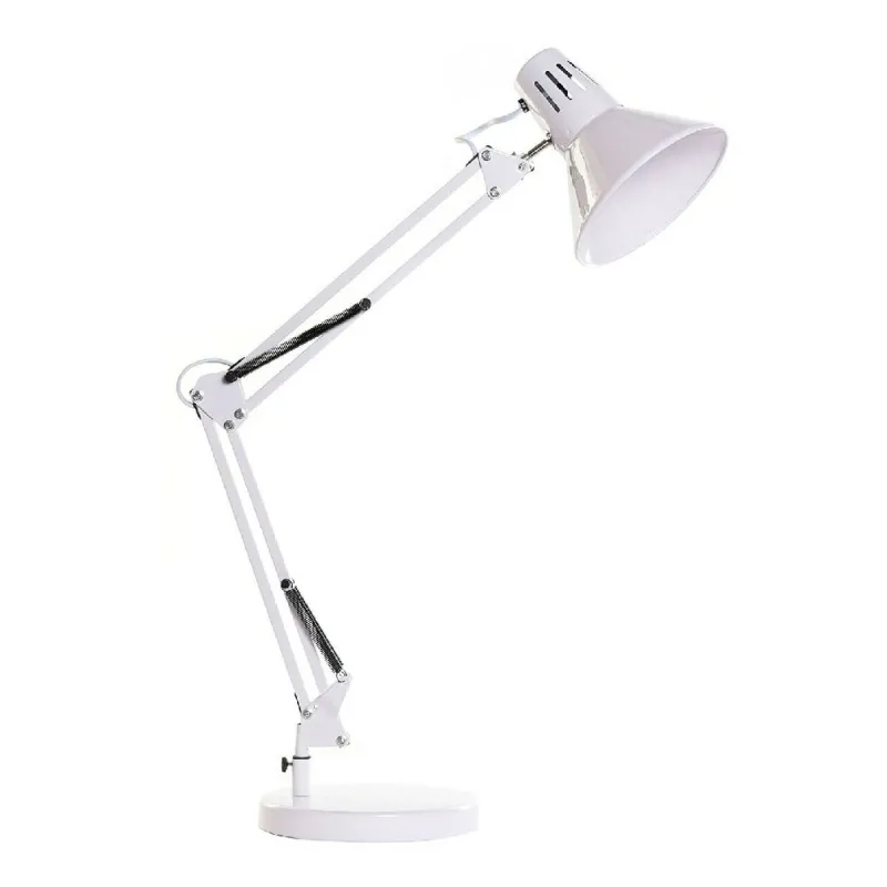 Galda lampa DKD Home Decor Balts Metāls (22 x 39 x 69 cm)