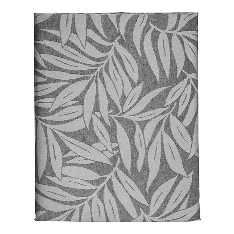 Pöytäliina Kinvara Valkoinen Harmaa Jacquard