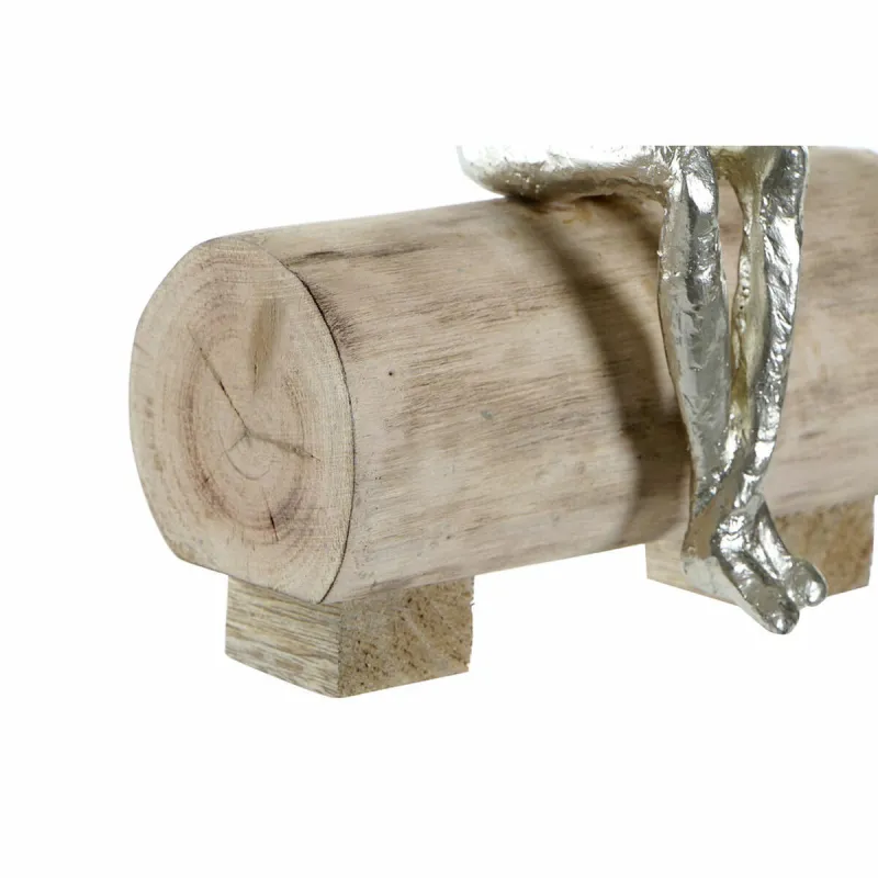 Dekoratyvinė figūrėlė DKD Home Decor Ruda Scandi 17 x 12 x 21 cm (2 vnt.)