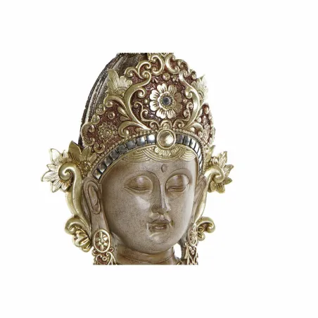 Dekoratyvinė figūra DKD Home Decor rudas auksinis rytietiškas Buda 15 x 7 x 38 cm