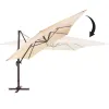Садовый зонт Springos GU0049, 500 см, с чехлом, подвесной, бежевый