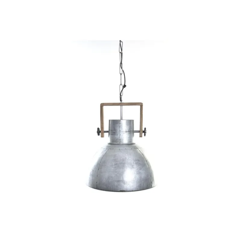 Laevalgusti DKD Home Decor Pruun Hõbedane Metall Mangopuit 50 W 40 x 40 x 50 cm