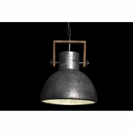 Pakabinamas apšvietimas DKD Home Decor Ruda Sidabras Metalinis Mango mediena 50 W 40 x 40 x 50 cm