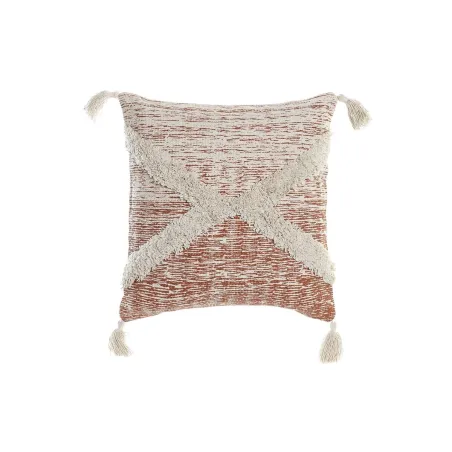 Tyyny DKD Home Decor Beige Oranssi 45 x 10 x 45 cm Hapsu