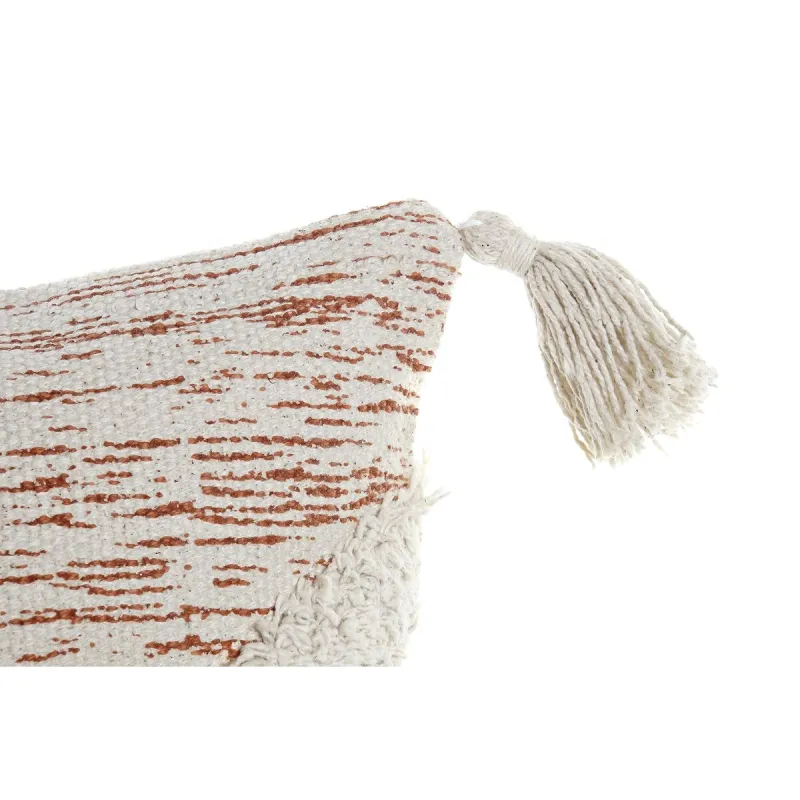 Tyyny DKD Home Decor Beige Oranssi 45 x 10 x 45 cm Hapsu