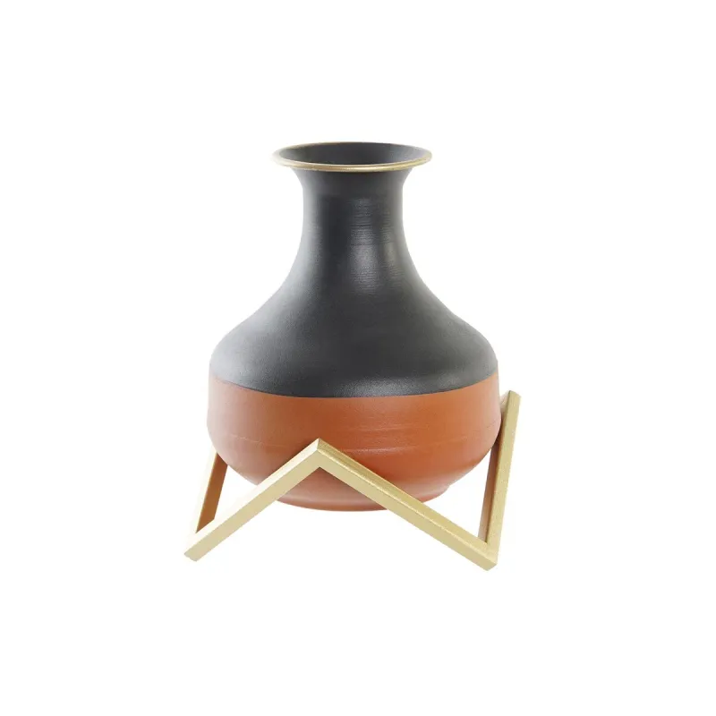 Vaza DKD Home Decor Spalvotas Metalinis Šiuolaikiškas 20 x 20 x 23 cm