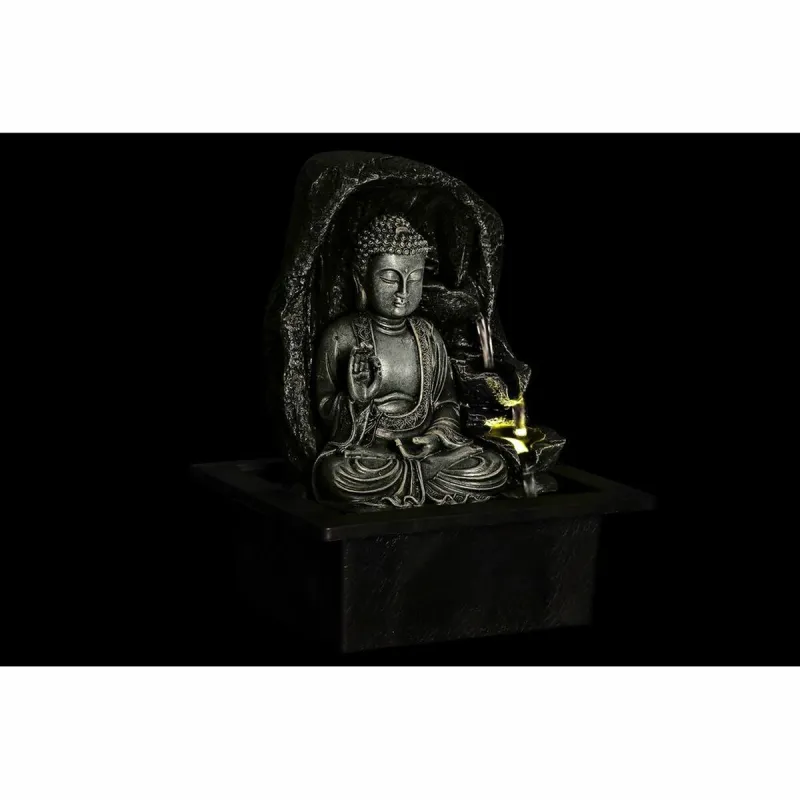Sodo fontanas DKD Home Decor 21 x 17,5 x 25 cm Buda Derva Rytietiškas (2 vnt.)