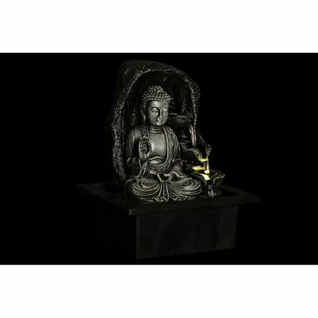 Sodo fontanas DKD Home Decor 21 x 17,5 x 25 cm Buda Derva Rytietiškas (2 vnt.)
