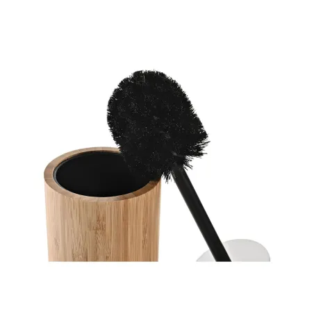 Tualetes Birste DKD Home Decor Melns Dabisks Bambuss 10 x 10 x 36,8 cm