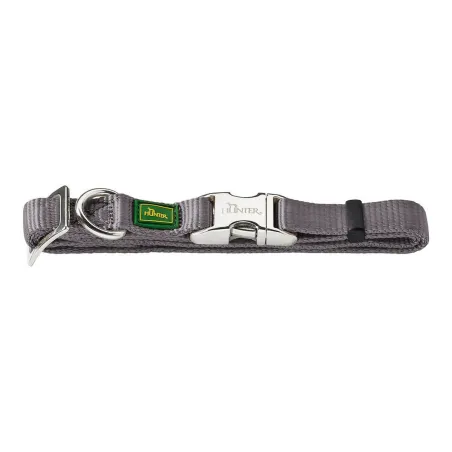 Dog collar Hunter Vario Basic Alu-Strong Grey L 40-55 cm