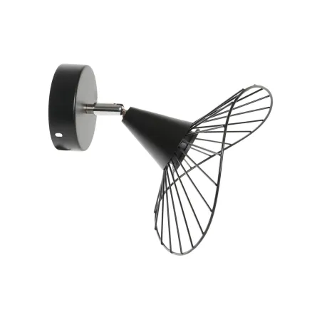 sienas Lampa DKD Home Decor Melns Metāls 50 W 220 V Urbāns 21 x 22 x 22 cm