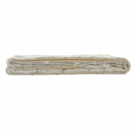 Blanket DKD Home Decor White Beige Animal Moutain Wild 150 x 200 x 2 cm 130 x 170 x 2 cm