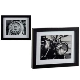 Paveikslas Gift Decor Juoda drožlių plokštė 28 x 23 x 3 cm Su rėmu