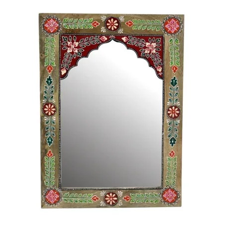 Sieninis veidrodis DKD Home Decor Spalvotas Gėlėtas 41 x 2 x 56 cm