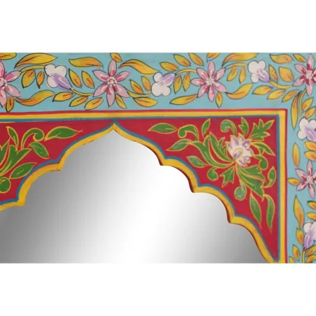 Настенное зеркало DKD Home Decor Разноцветный Цветастый 41 x 2 x 56 cm