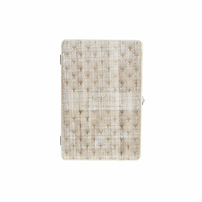 Avainkaappi DKD Home Decor Luonnollinen Puu MDF 20 x 5,2 x 30 cm