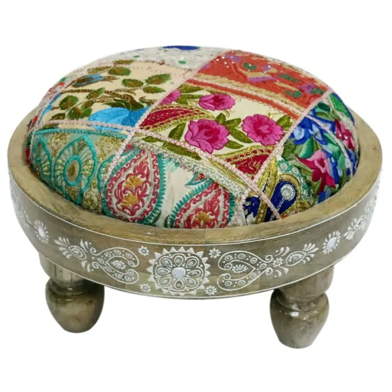 Atrama pėdoms DKD Home Decor Spalvotas 40 x 40 x 22,8 cm (2 vnt.)