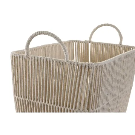 Grozs DKD Home Decor Bēšs Metāls 39 x 29 x 31 cm 3 Daudzums