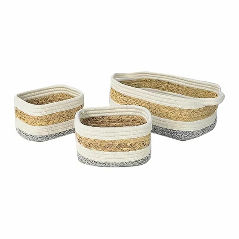 Koristerasia DKD Home Decor Luonnonkuitu 33 x 23 x 13 cm