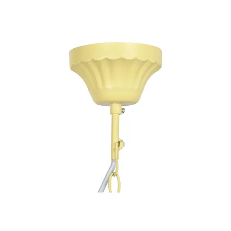 Kattolamppu DKD Home Decor Metalli Ruskea Keltainen 40 W Puu MDF (40 x 40 x 60 cm)
