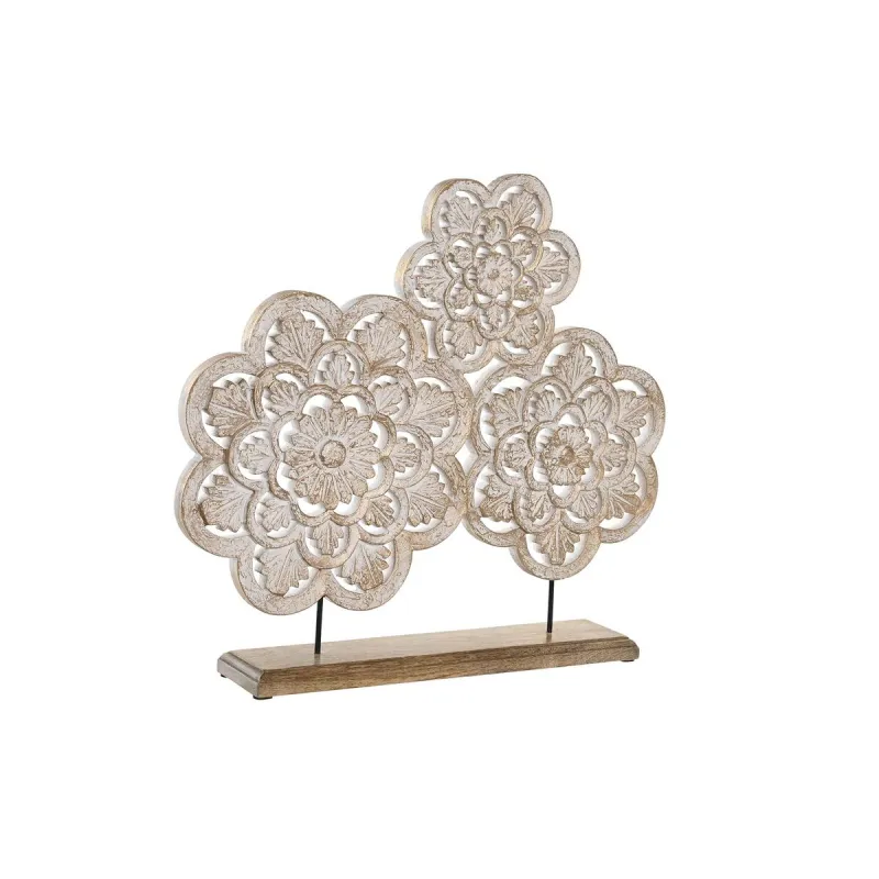 Koristehahmo DKD Home Decor 50 x 9 x 45 cm Valkoinen