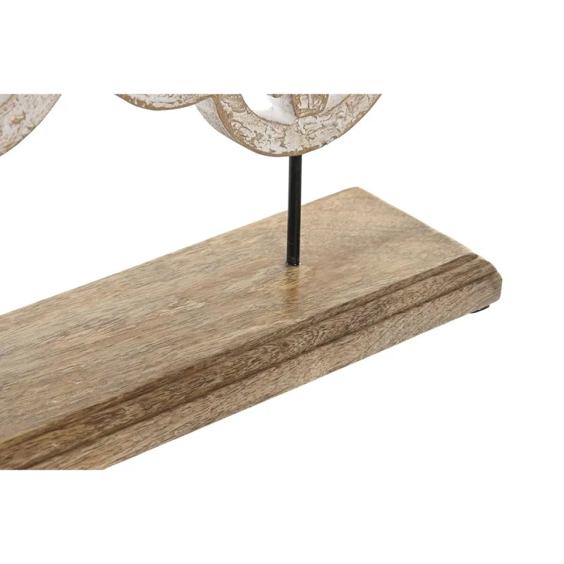 Dekoratiivkuju DKD Home Decor 50 x 9 x 45 cm Valge