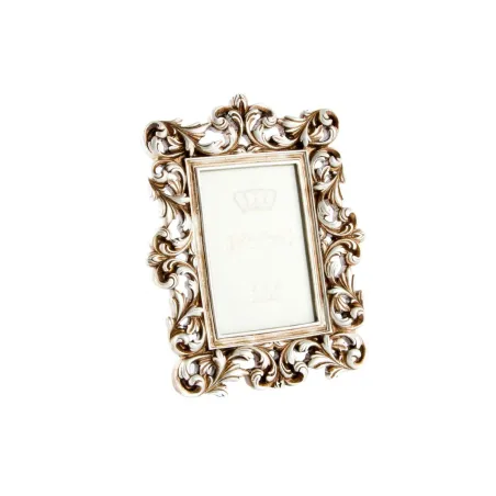 Фото рамка DKD Home Decor 18 x 2 x 25 cm Позолоченный Смола Shabby Chic