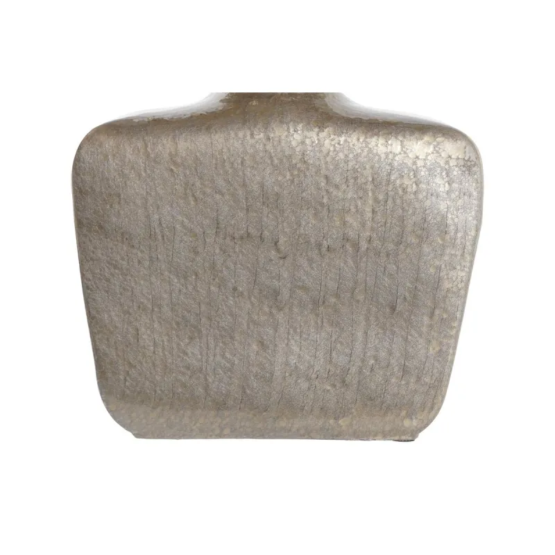 Vāze DKD Home Decor Stikls Bēšs Bronza Alumīnijs (28 x 11 x 45 cm)