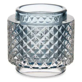Žvakidė Gift Decor Mėlyna stiklas 9 x 8,8 x 9 cm
