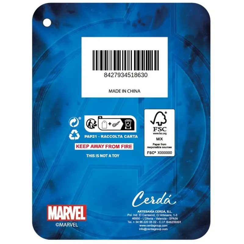 Košļājamā rotaļlieta suņiem The Avengers Zils 7,0 x 10,0 x 20,0 cm (4 gb.)