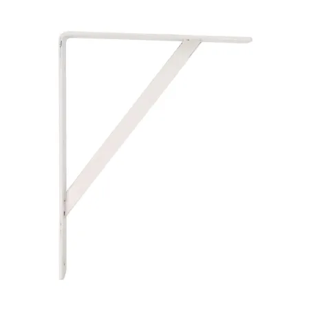Seinaklamber AMIG 9-5776 Riiulid Teras Valge (50 x 32,5 cm)