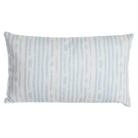 Pagalvėlė DKD Home Decor 50 x 15 x 30 cm Dryžiai Mėlyna Balta Viduržemio