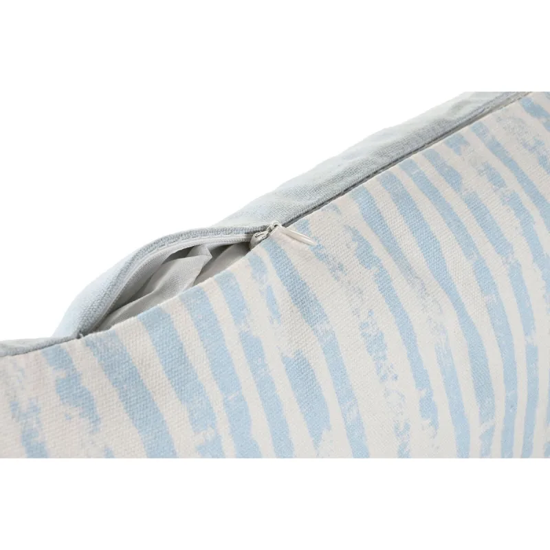 Pagalvėlė DKD Home Decor 50 x 15 x 30 cm Dryžiai Mėlyna Balta Viduržemio