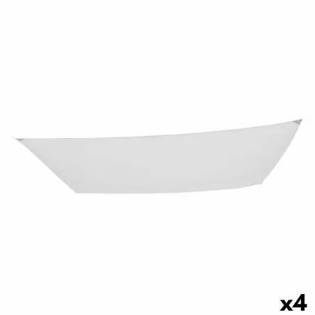 Purikatused Aktive Kolmnurkne Valge 300 x 0,5 x 400 cm (4 Ühikut)