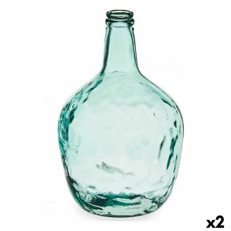 Koristepullo Gift Decor Carafe Läpinäkyvä 8 L 22 x 37,5 x 22 cm Sisustus (2 osaa)