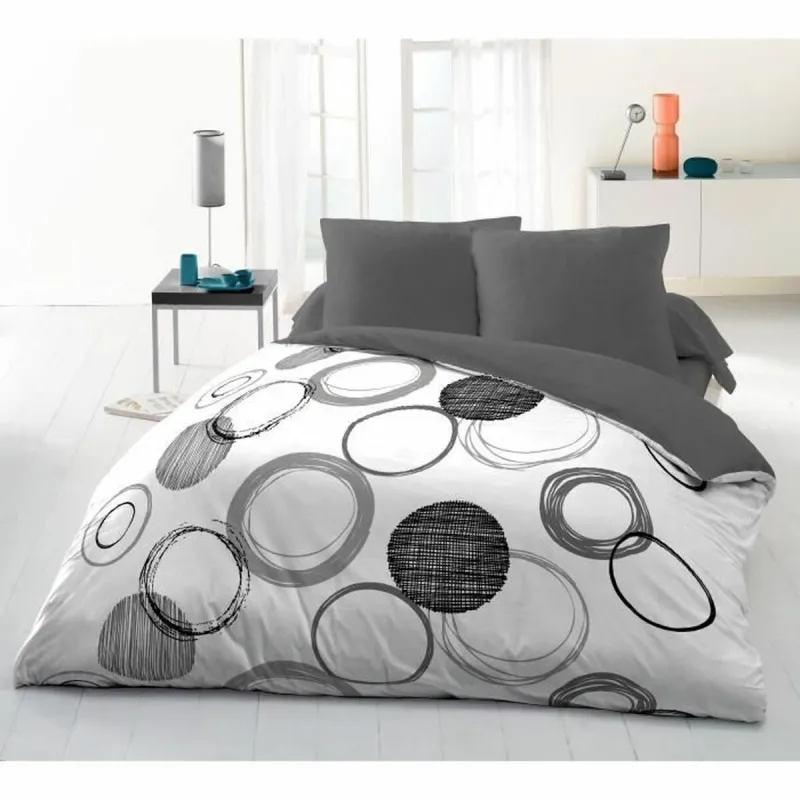 Комплект чехлов для одеяла HOME LINGE PASSION Audace Серый Светло-серый 240 x 260 cm