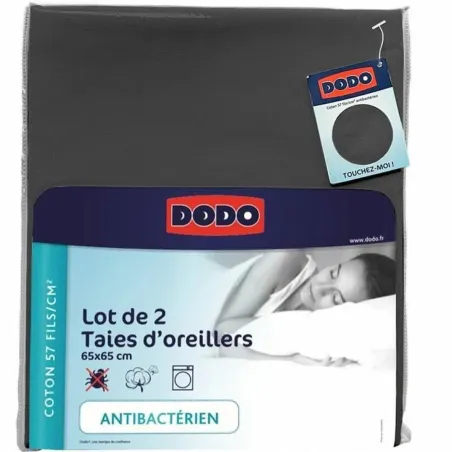 Padjapüür DODO 2 Ühikut Valge Antratsiithall 65 x 65 cm