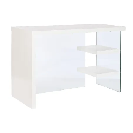 Laud DKD Home Decor Valge Läbipaistev Kristall Puit MDF 120 x 50 x 76 cm