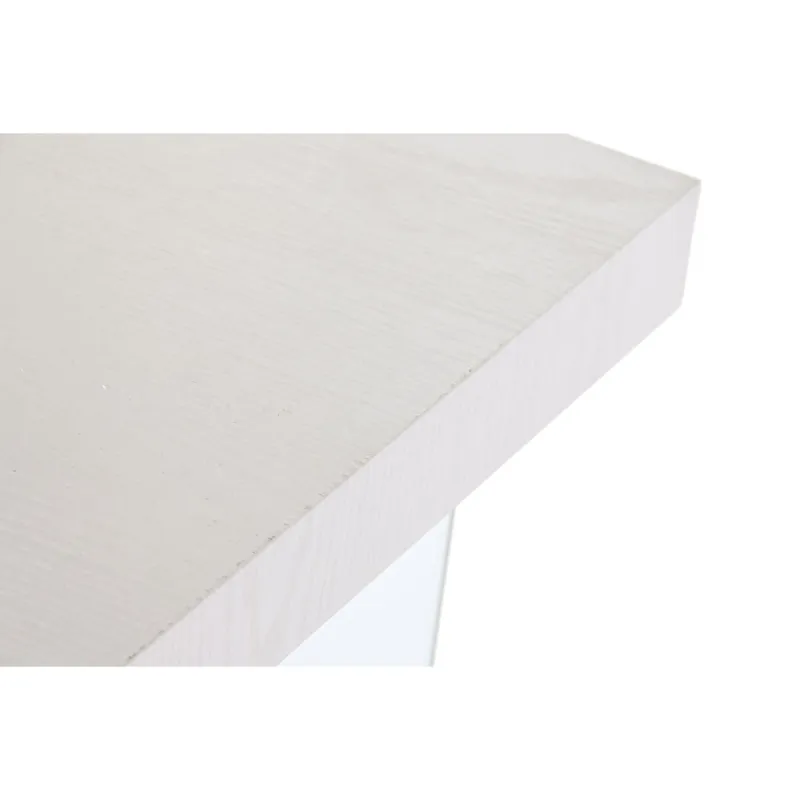 Laud DKD Home Decor Valge Läbipaistev Kristall Puit MDF 120 x 50 x 76 cm