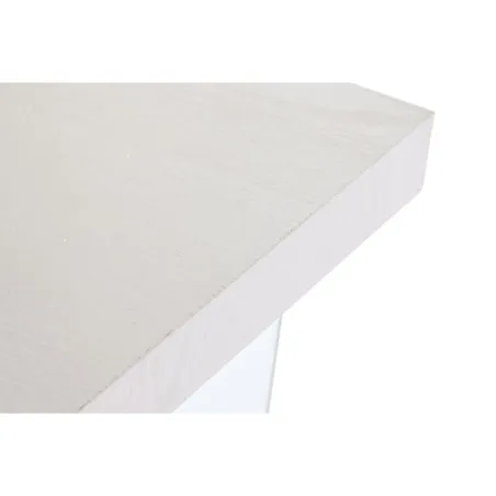 Pöytä DKD Home Decor Valkoinen Läpinäkyvä Kristalli Puu MDF 120 x 50 x 76 cm