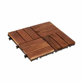 Keičiamos plytelės Ibergarden Ruda Polietilenas Akacija 30 x 2,8 x 30 cm (6 vnt.)
