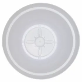 Stiklainis Riviera Balta Plastmasinis Kvadratai Ø 50 cm