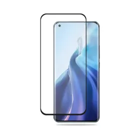 Crong 3D Armor Glass - 9H Full Glue Tempered Glass for Xiaomi Mi 11 Full Screen + Installation Frame