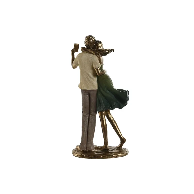 Dekoratyvinė figūrėlė Home ESPRIT Žalia Auksinis 12 x 8,5 x 25,5 cm