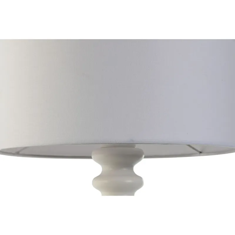 Galda lampa Home ESPRIT Balts Metāls 30 x 30 x 50 cm