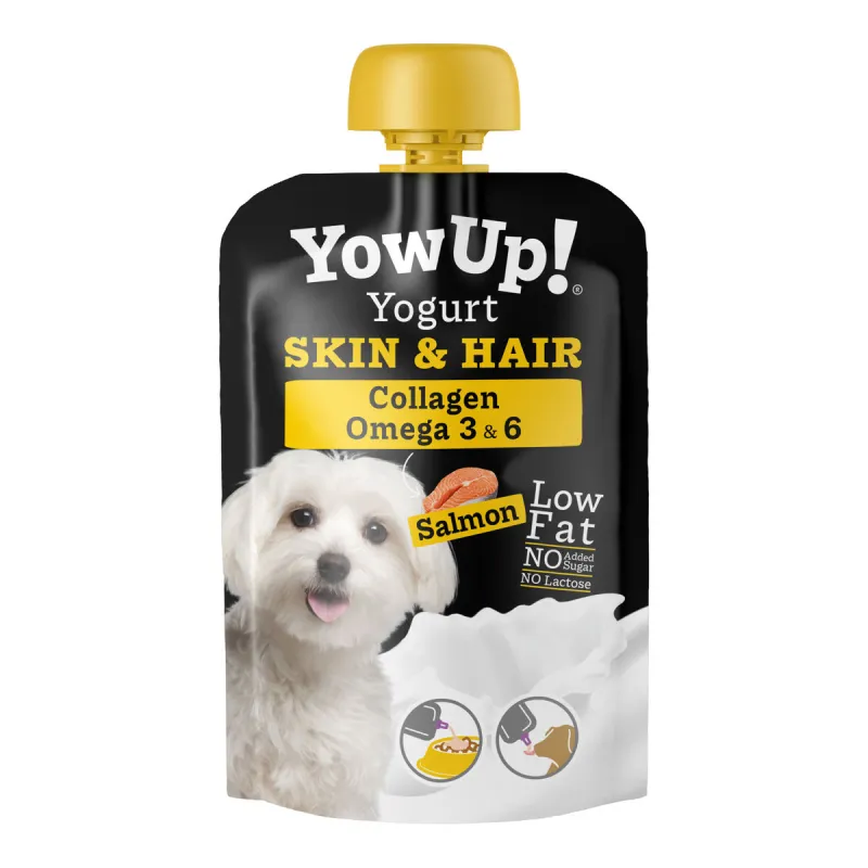 Kostea ruoka YowUp Skin and Hair Lohi 3 x 115 g 3 osaa